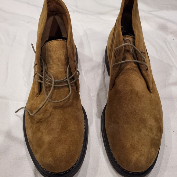 Bruno Magli Orlando Brown Suede Chukka Boots | Men’s Size 10.5 | NWT Italian Lux - Picture 3 of 14